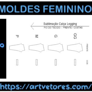 Sublimação Calça Legging