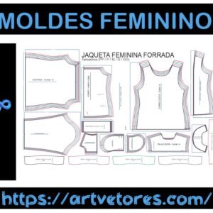JAQUETA FEMININA FORRADA